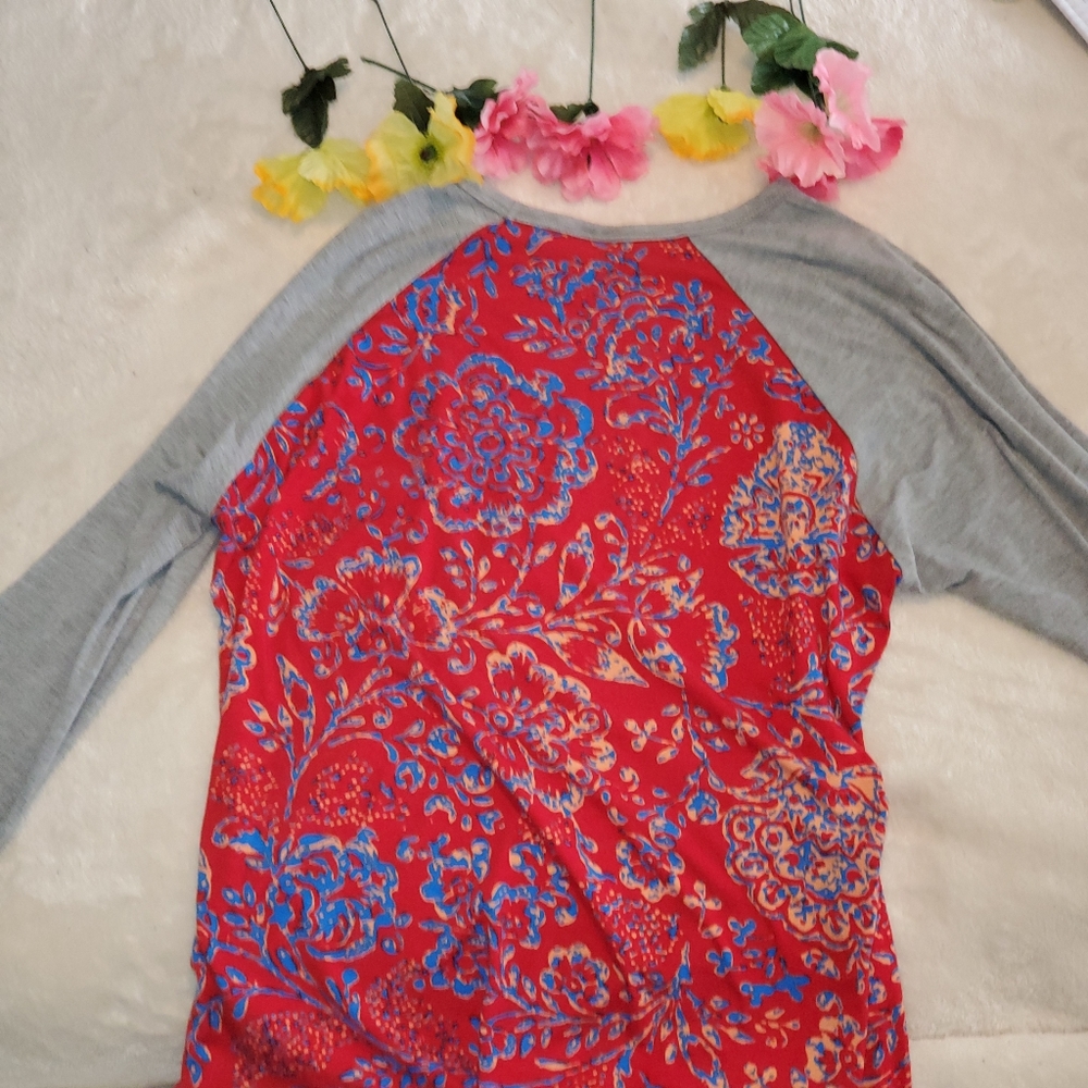 Lula Roe Randy baseball tee